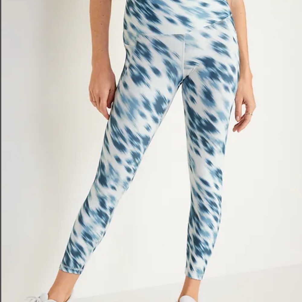 Old Navy Blue and White Kids Leggings